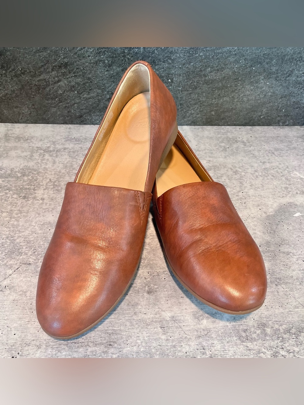 Dansko Larisa Slip On Flats, 41 (11-11.5), Saddle Milled Brown, EUC - Picture 7 of 15